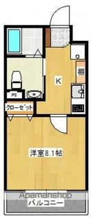 カサグランデⅡ【1階】の間取り