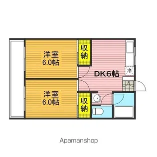 中央コータース【1階】の間取り