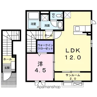 メゾン サンリット【2階】の間取り