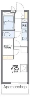 レオパレス高辻【3階】の間取り