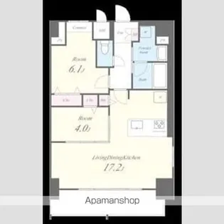ウィステリアフロリバンダ【12階】の間取り