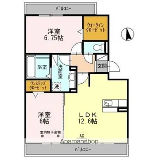 グランドメゾン フォーリーフ【3階】の間取り