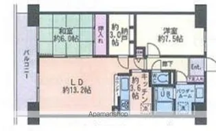 ドゥーエ南長崎【11階】の間取り