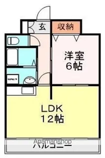 TENOHA TOYOHASHI【606号室】の間取り