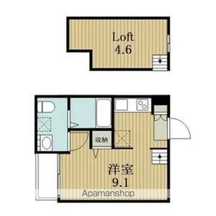 ROROナルミ【1階】の間取り