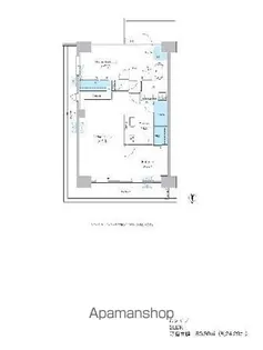 グランセジュール大国町【6階】の間取り