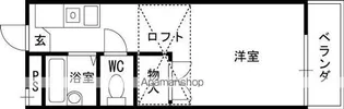 レオパレス夙川【2階】の間取り
