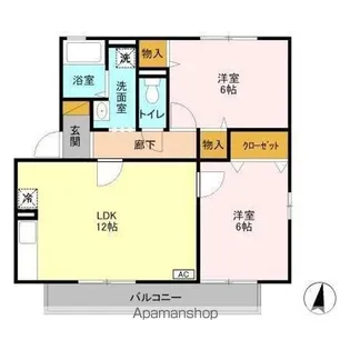 ファミール【1階】の間取り