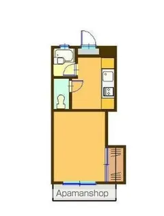 エステート鎌田Ⅱ【1階】の間取り