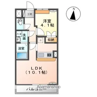 グランティスレーヴ【2階】の間取り
