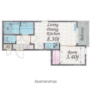 Cherim 本陣十王町 North【2階】の間取り