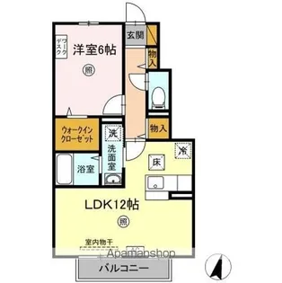 ピアファーレ【1階】の間取り