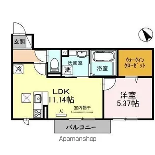シャルム・リリー【1階】の間取り