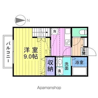MA・MAISON【103号室】の間取り