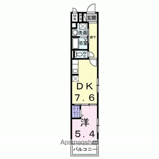 グランデ蒲生茜町【4階】の間取り
