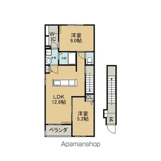 ドルチェ【2階】の間取り