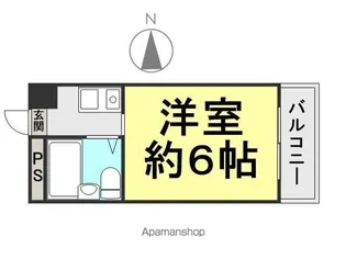 プリエール名神尼崎【1107号室】の間取り