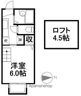 メゾン・アンヘレス【302号室】の間取り