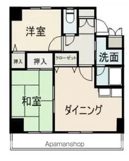 ウェルネス多賀町【4階】の間取り