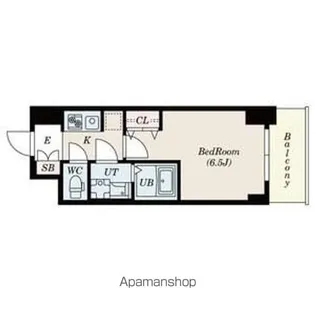 S-RESIDENCE阿波座WEST【4階】の間取り