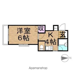 せせらぎパークサイド【2階】の間取り