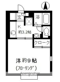 プロパティ大溝A棟【2階】の間取り