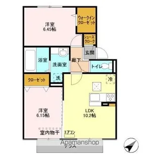 バードネイチャー A棟【1階】の間取り