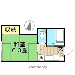 メゾン西小岩B棟【203号室】の間取り