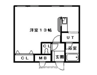 ファーストコートA【4階】の間取り