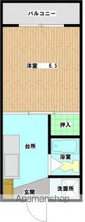 MSビル 南竹屋【505号室号室】の間取り