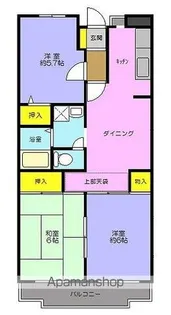 ラークバーレィ【2階】の間取り