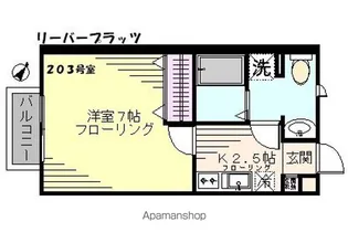 リーバープラッツ【2階】の間取り