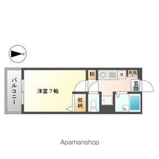 アメニティライフII【1階】の間取り