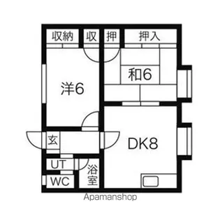 コーポ沢町【2階】の間取り