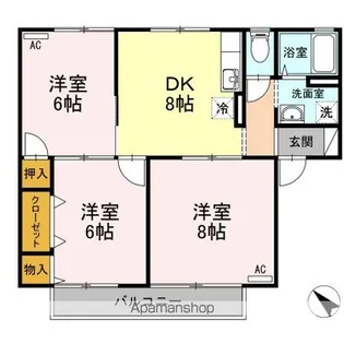 ドリーム末武【2階】の間取り