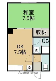 コーポ杉並【102号室】の間取り