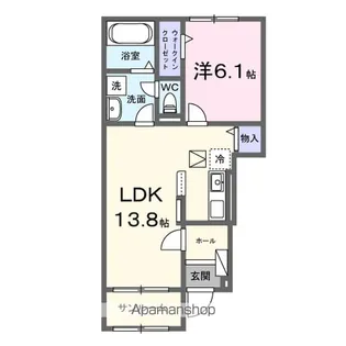 豊郷サンライフ【1階】の間取り