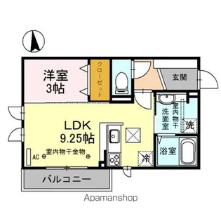 レトワール【1階】の間取り