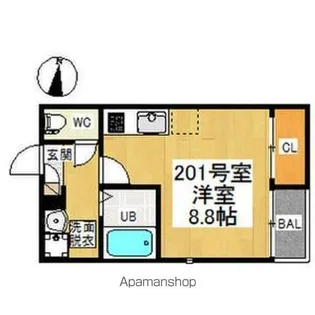 GRANDTIC黒川【2階】の間取り