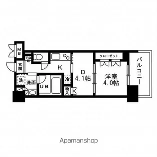 レジディア文京本郷【6階】の間取り