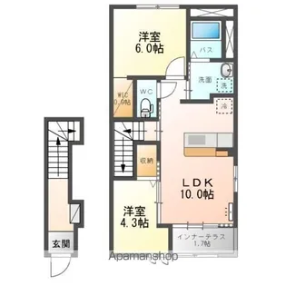 オールド フォレスト【2階】の間取り