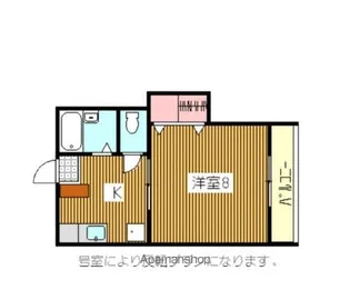 クレイドルエイケン【10号室】の間取り