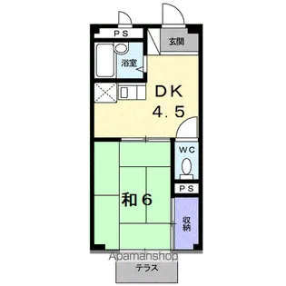 グリーンハイツ福栄【1階】の間取り