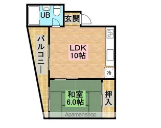 102大稲マンション【301号室】の間取り
