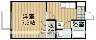 リバプール【102号室】の間取り