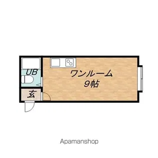 ハイツポンム【102号室】の間取り