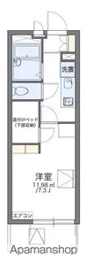 レオパレスインサイドG【3階】の間取り