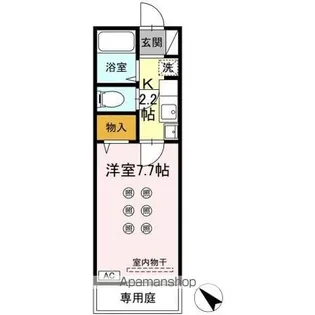 セリバテール太宰府【1階】の間取り