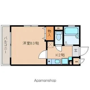 アルカサールYOSHITANI 弐番館【1階】の間取り