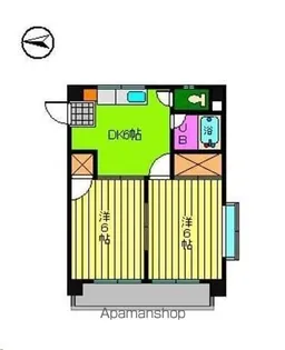 ジョイフラットⅡ【101号室】の間取り